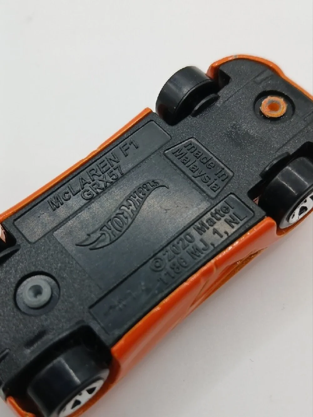 Hot Wheels McLaren F1 Orange Factory Fresh -Loose